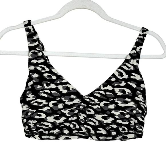 OFFLINE By Aerie Goals Plunge Sports Bra - Gray NWT Size Medium - Picture 3 of 8